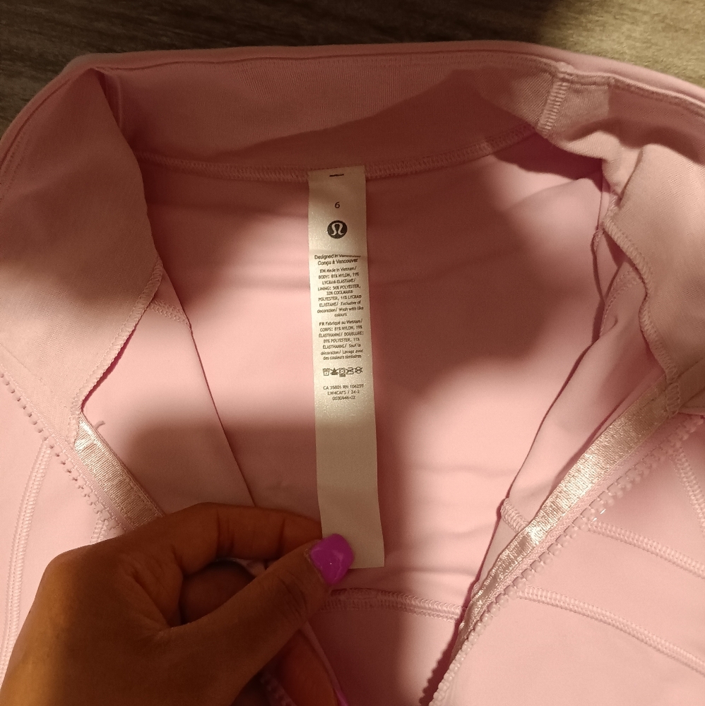 Lululemon define jacket and align shorts